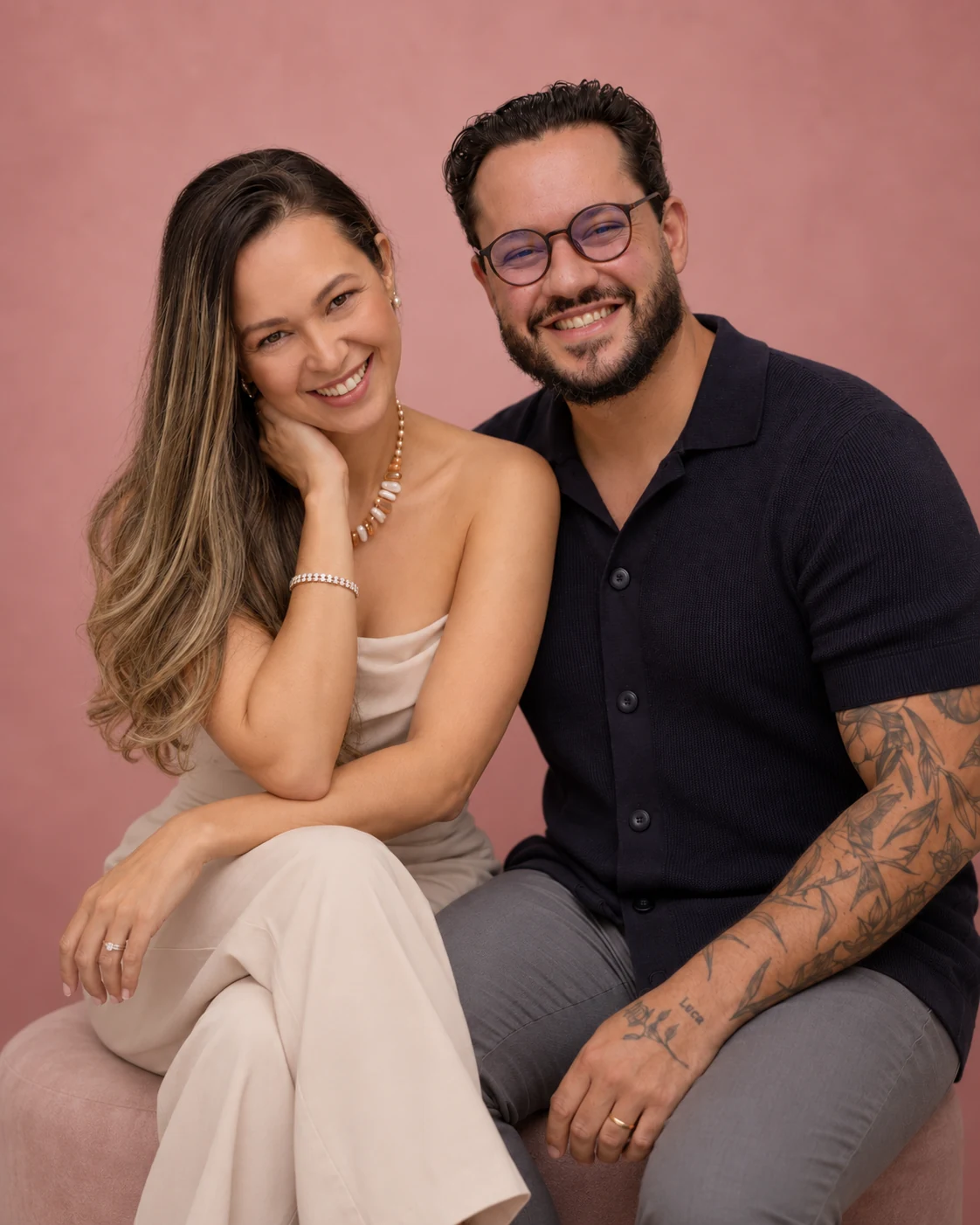 Larissa Persinato Dias Maciel e Daniel de Freitas Maciel, fundadores da Lardan